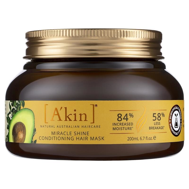 Akin Daily Shine Hair Mask Tub 200g front image on Livehealthy HK imported from Australia