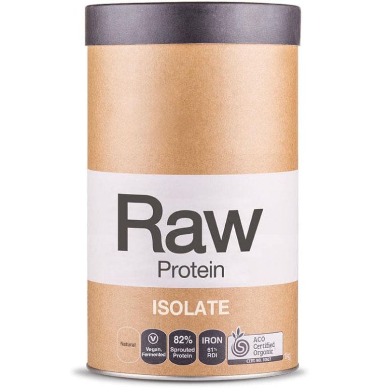 Amazonia RAW Protein Isolate Natural 1kg front image on Livehealthy HK imported from Australia