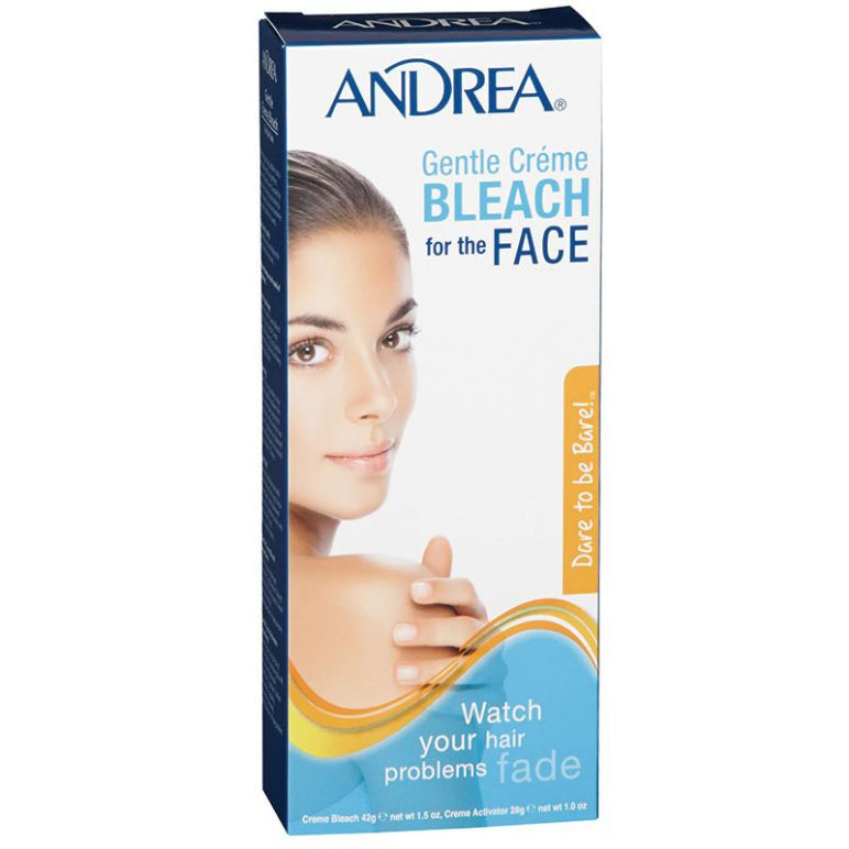 Andrea Gentle Cream Bleach for the Face 42g + 28g front image on Livehealthy HK imported from Australia