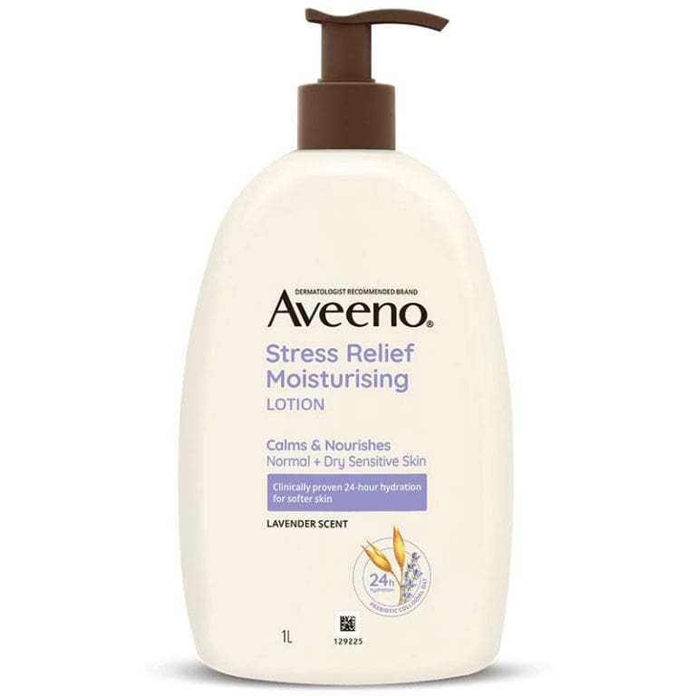 Aveeno Stress Relief Lotion 1 Litre front image on Livehealthy HK imported from Australia