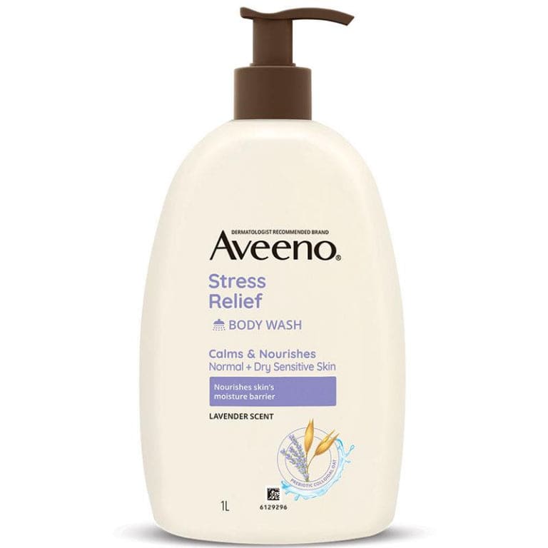 Aveeno Stress Relief Wash 1 Litre front image on Livehealthy HK imported from Australia