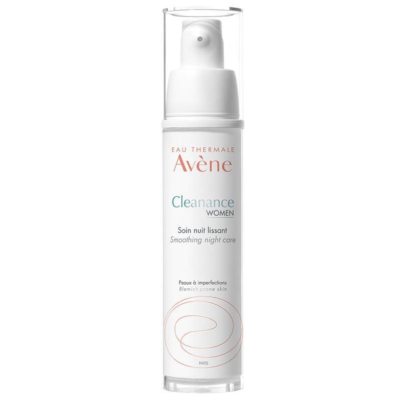 Avene Cleanance Women Smoothing Night Care 30ml front image on Livehealthy HK imported from Australia