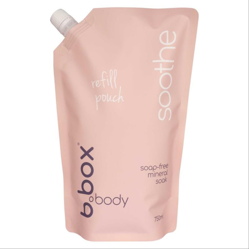 B.Box Body Soothe Mineral Bath Soak 750ml Refill front image on Livehealthy HK imported from Australia