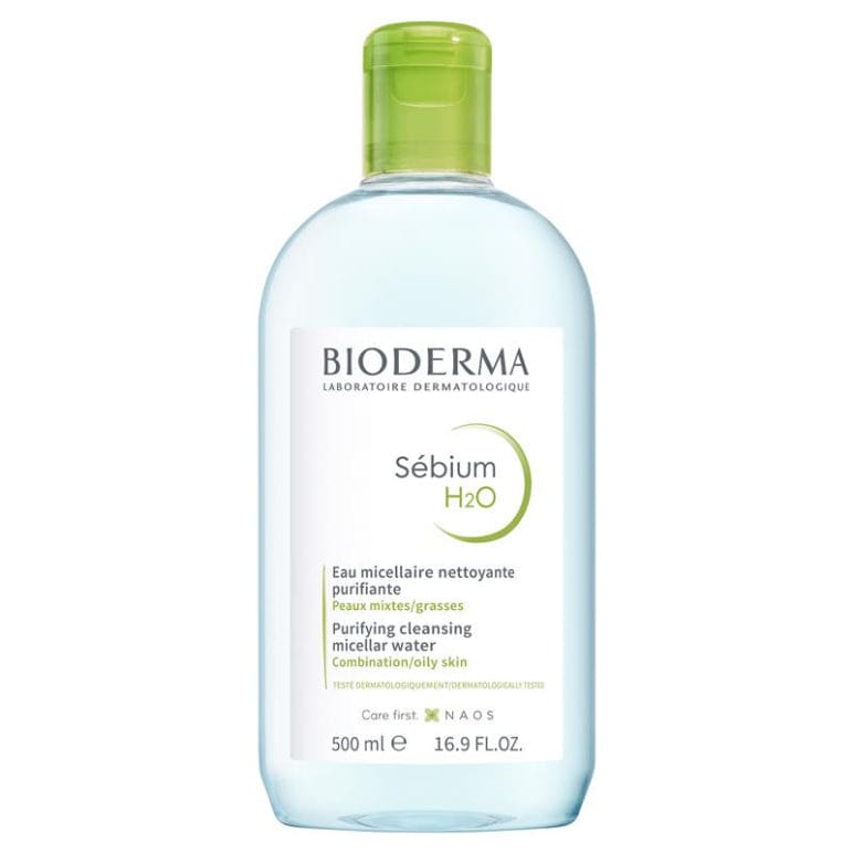 Bioderma Sébium H2O 500ml front image on Livehealthy HK imported from Australia