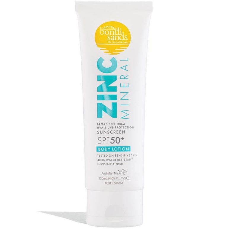 Bondi Sands Zinc Mineral SPF 50+ Body Lotion 120ml front image on Livehealthy HK imported from Australia