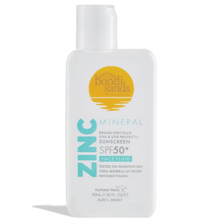 Bondi Sands Zinc Mineral SPF 50+ Face Fluid 50ml front image on Livehealthy HK imported from Australia