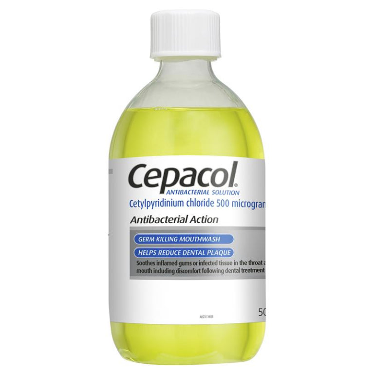 Cepacol Mouthwash Original 500mL front image on Livehealthy HK imported from Australia