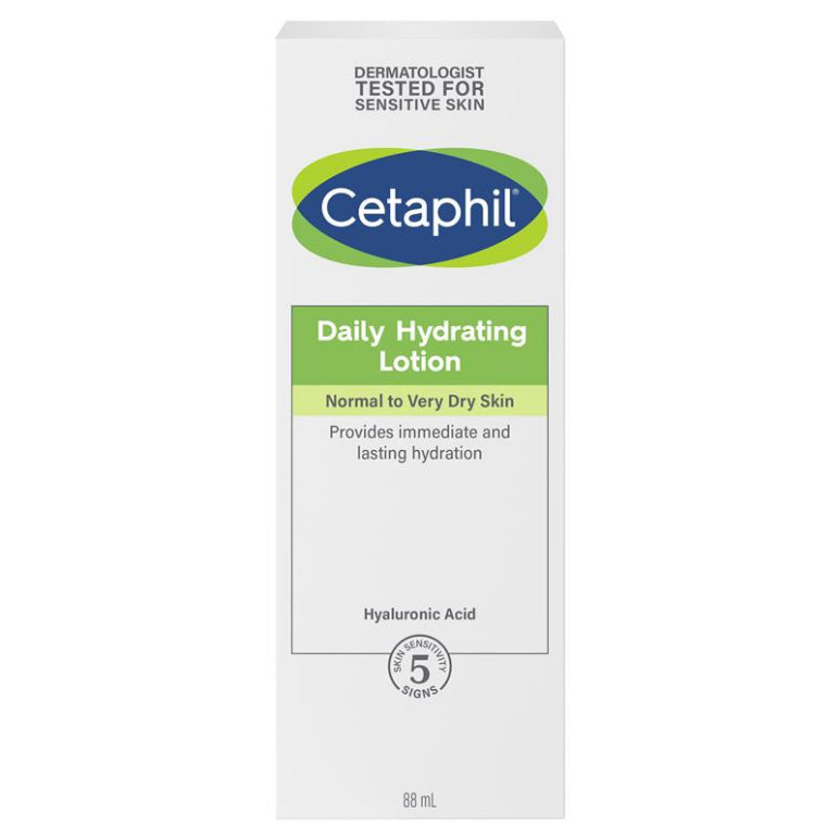 Cetaphil Face Daily Hydrating Lotion with Hyaluronic Acid 88ml front image on Livehealthy HK imported from Australia