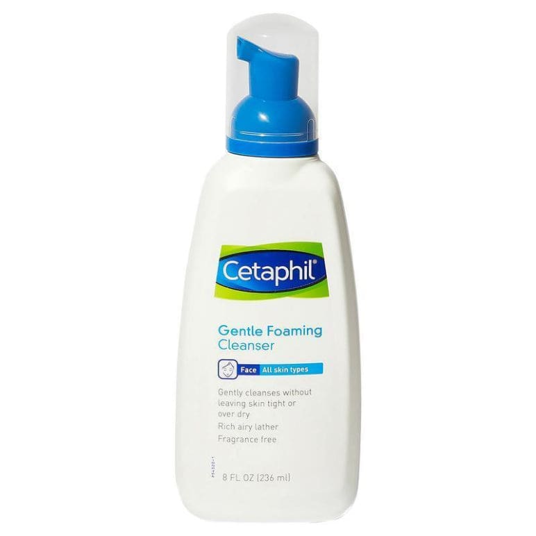 Cetaphil Face Gentle Foaming Cleanser 236ml front image on Livehealthy HK imported from Australia