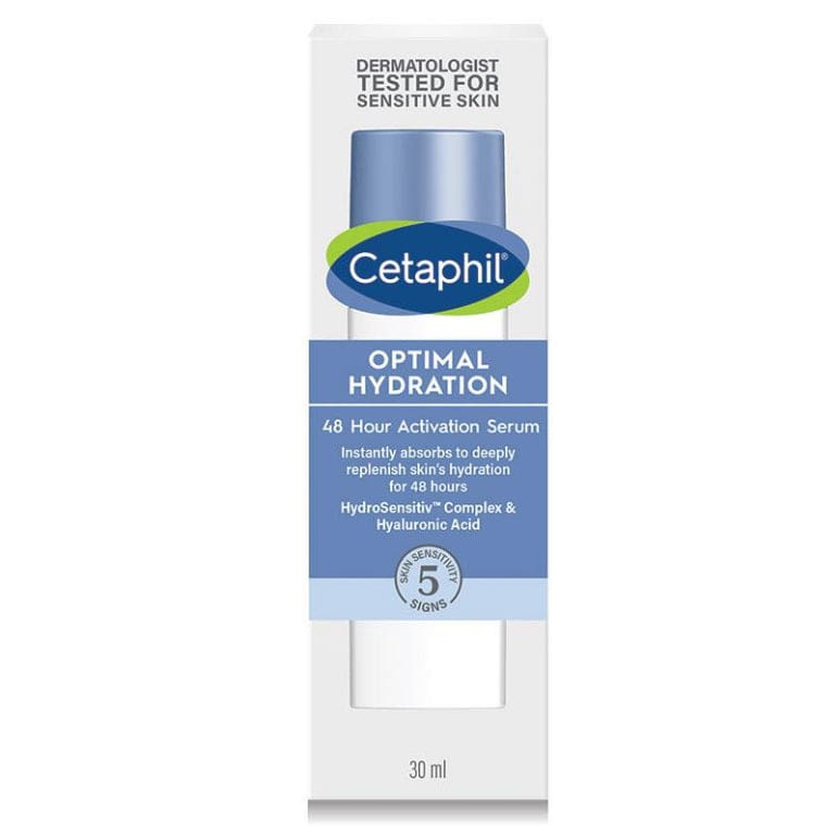 Cetaphil Optimal Hydration 48hr Activation Serum 30ml front image on Livehealthy HK imported from Australia