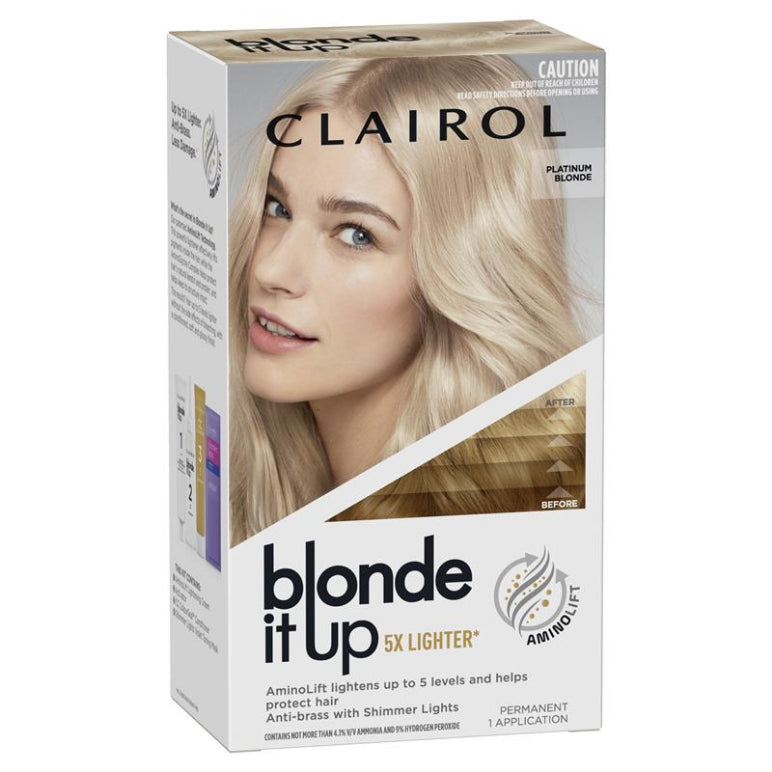 Clairol Blondeitup Kit Platinum Blonde front image on Livehealthy HK imported from Australia