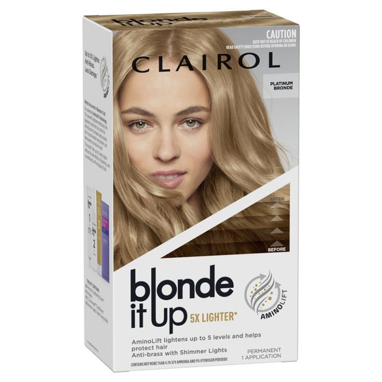 Clairol Blondeitup Kit Platinum Bronde front image on Livehealthy HK imported from Australia