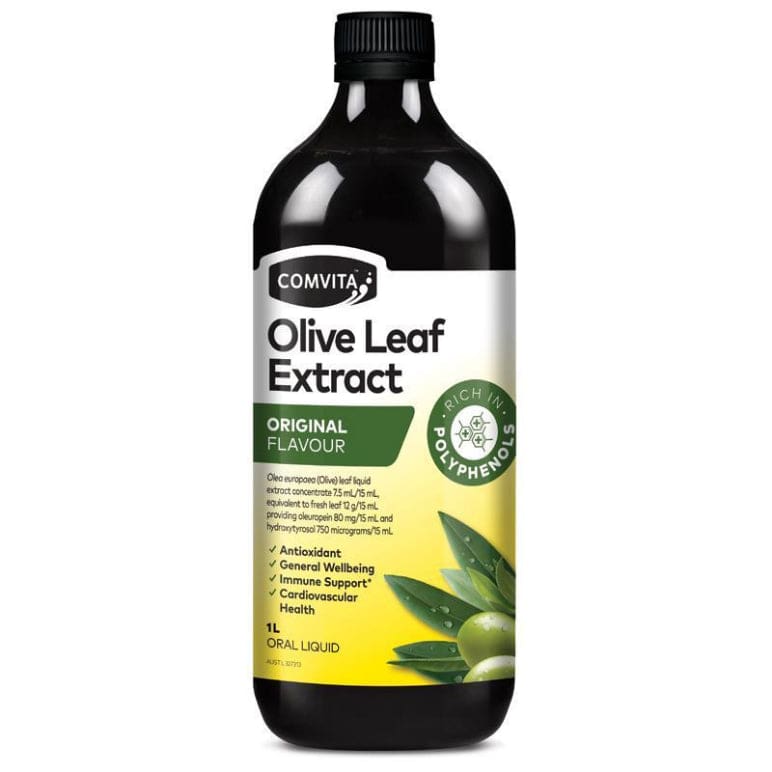 Comvita Olive Leaf Extract Natural/ Original 1 Litre front image on Livehealthy HK imported from Australia
