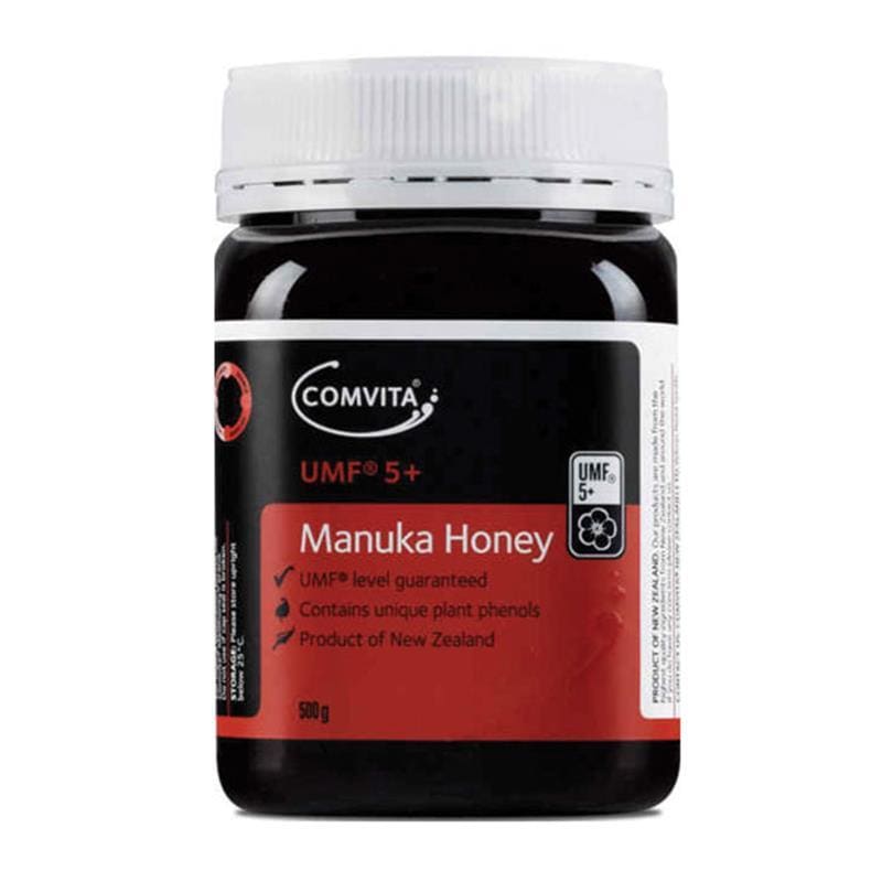 Comvita UMF 5+ Manuka Honey 500g front image on Livehealthy HK imported from Australia