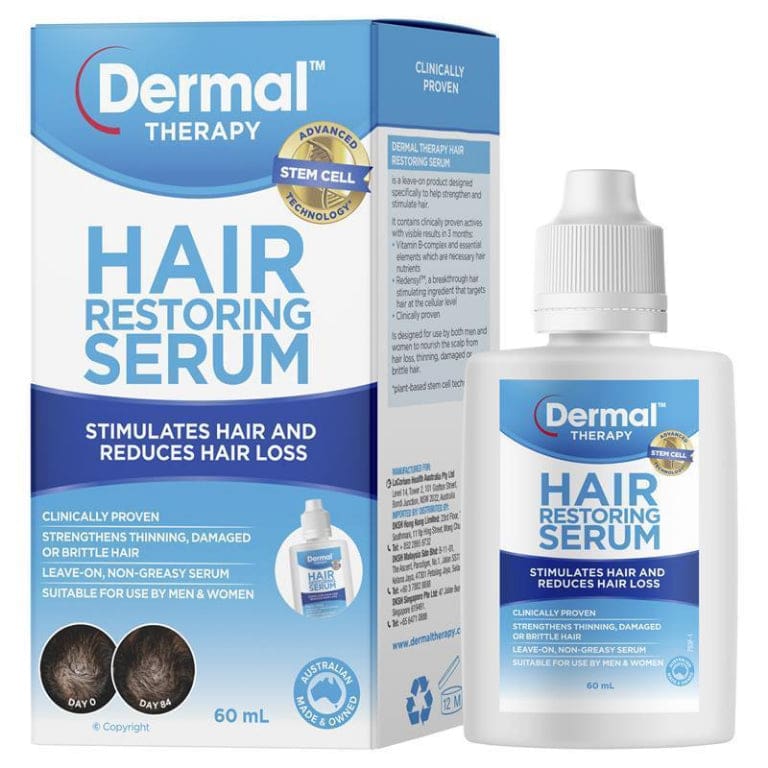 Dermal Therapy Hair Restoring Serum 60g front image on Livehealthy HK imported from Australia