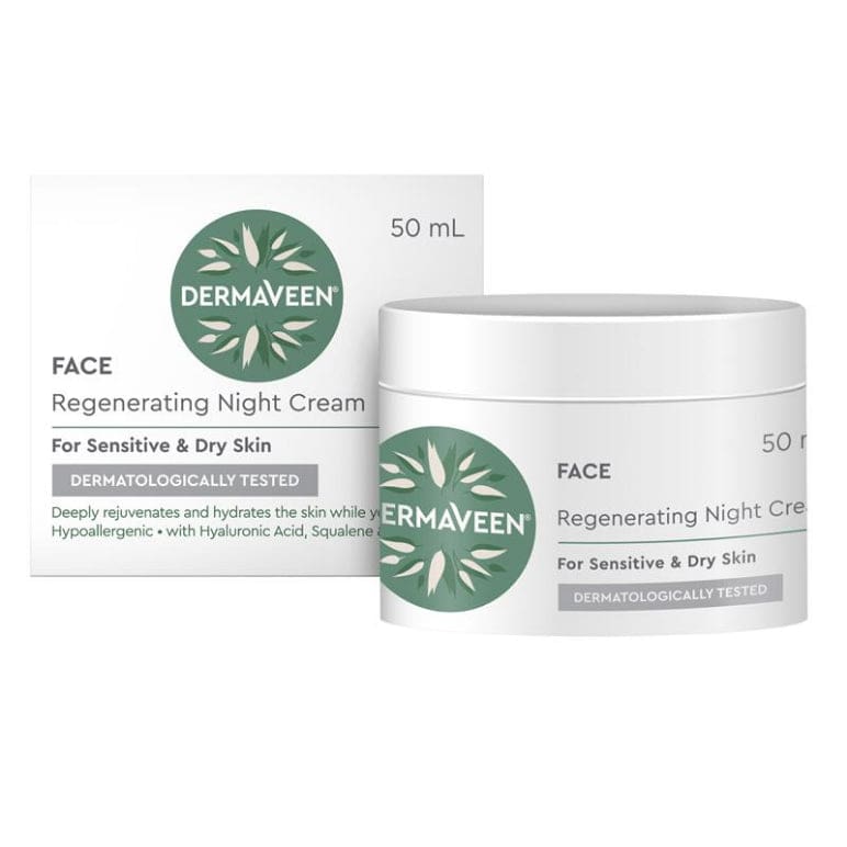 Dermaveen Face Regenerating Night Cream 50ml front image on Livehealthy HK imported from Australia
