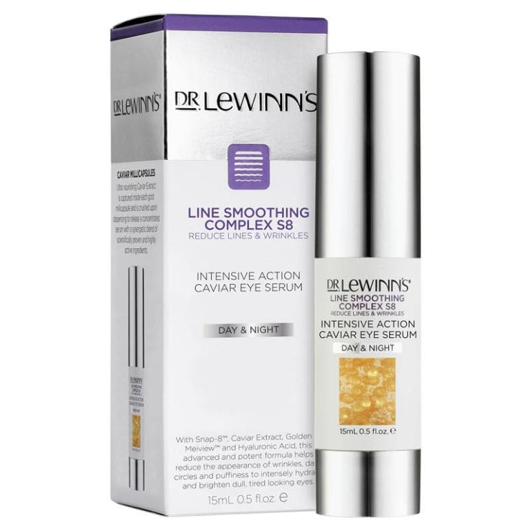 Dr LeWinns Line Smoothing Complex Intensive Action Caviar Eye Serum 15ml front image on Livehealthy HK imported from Australia
