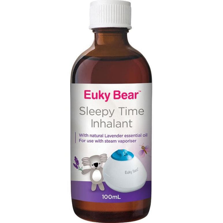 Euky Bear Sleepy Time Inhalant 100ml front image on Livehealthy HK imported from Australia
