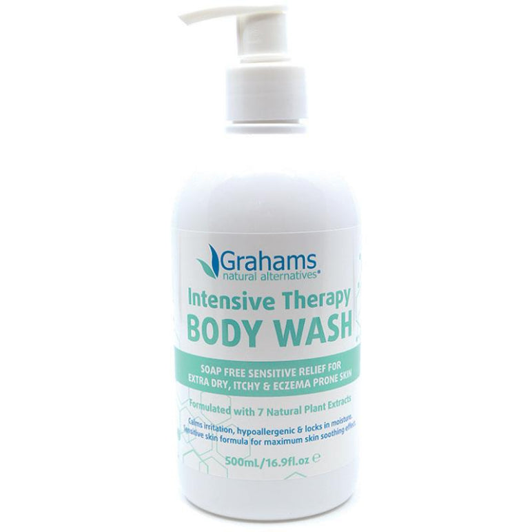 Grahams Intensive Therapy Body Wash 500ml front image on Livehealthy HK imported from Australia