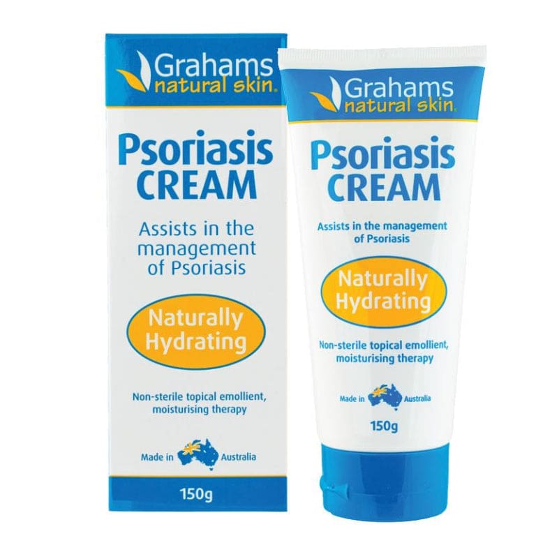 Grahams Psoriasis Cream 150g front image on Livehealthy HK imported from Australia