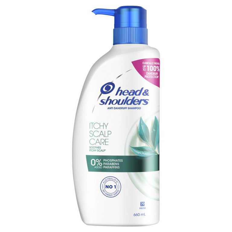 Head & Shoulders Itchy Scalp Care Shampoo 660ml front image on Livehealthy HK imported from Australia