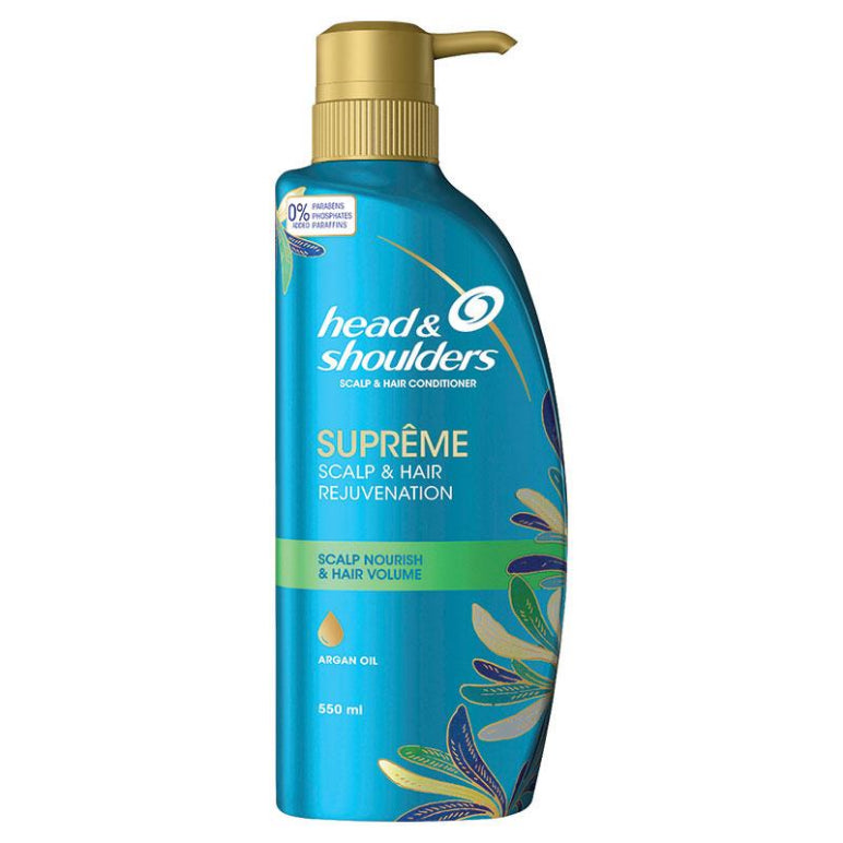 Head & Shoulders Supreme Scalp Nourish & Hair Volume Conditioner 550ml front image on Livehealthy HK imported from Australia