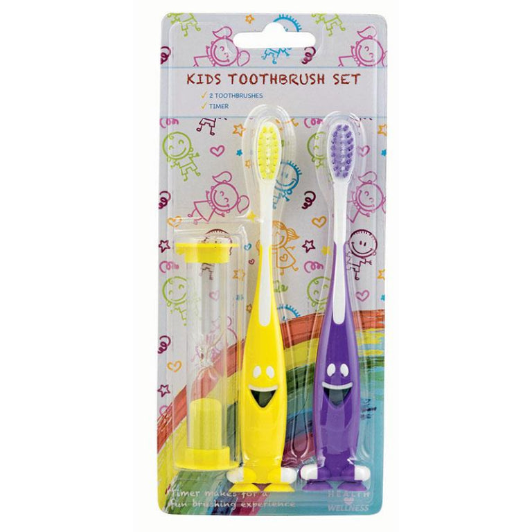 Health & Beauty Kids Toothbrush Duo With Timer front image on Livehealthy HK imported from Australia