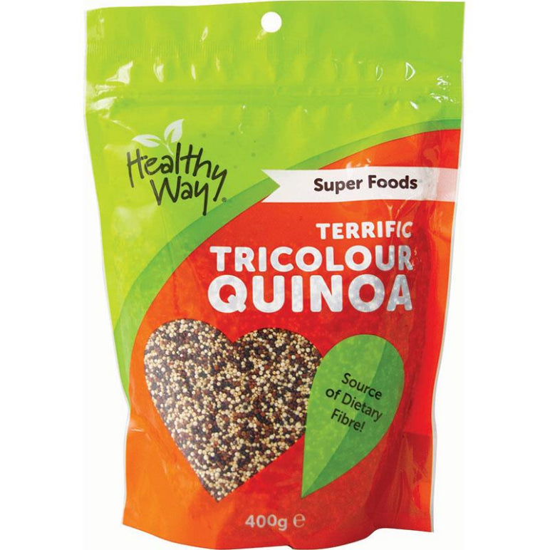 Healthy Way Terrific Tricolour Quinoa 400g front image on Livehealthy HK imported from Australia