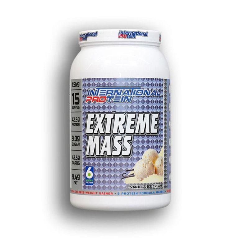 International Protein Extreme Mass Vanilla 1.5kg front image on Livehealthy HK imported from Australia