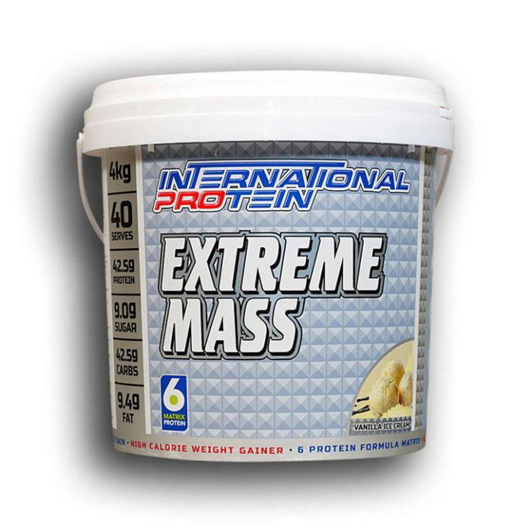 International Protein Extreme Mass Vanilla 4kg front image on Livehealthy HK imported from Australia