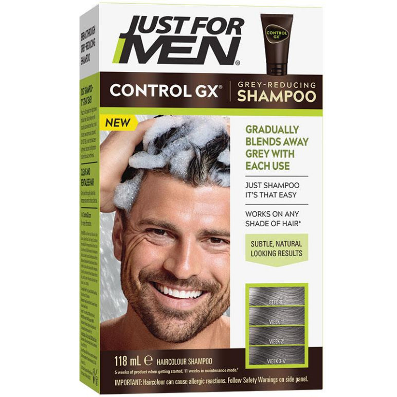 Just For Men Control GX Regular Shampoo 118ml front image on Livehealthy HK imported from Australia