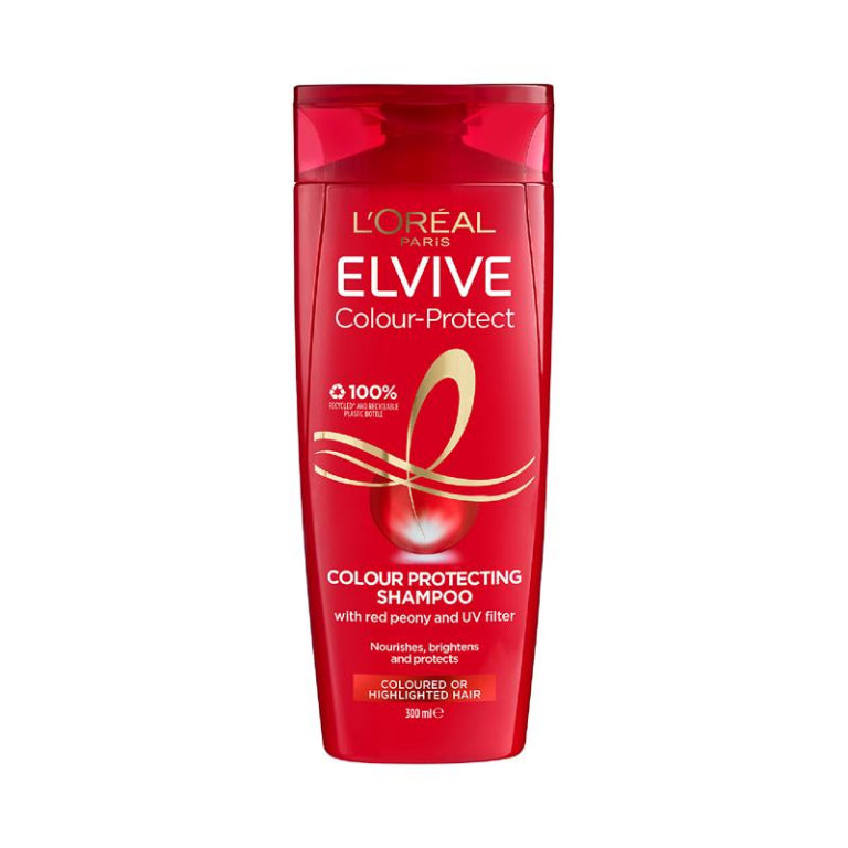 L'Oreal Paris Elvive Colour Protect Shampoo 300ml front image on Livehealthy HK imported from Australia