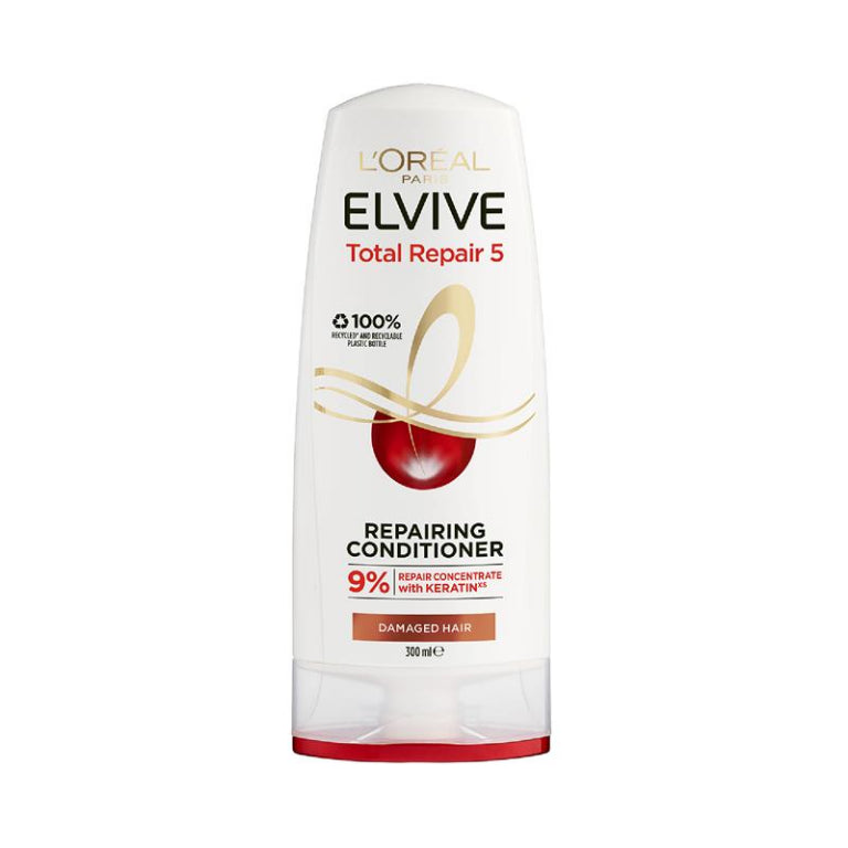 L'Oreal Paris Elvive Total Repair 5 Conditioner 300ml front image on Livehealthy HK imported from Australia