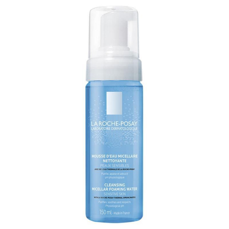 La Roche-Posay Cleansing Micellar Foaming Water 150mL front image on Livehealthy HK imported from Australia