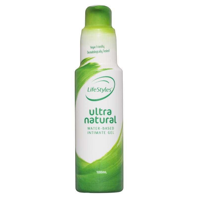 LifeStyles Ultra Natural Lubricant 100ml front image on Livehealthy HK imported from Australia