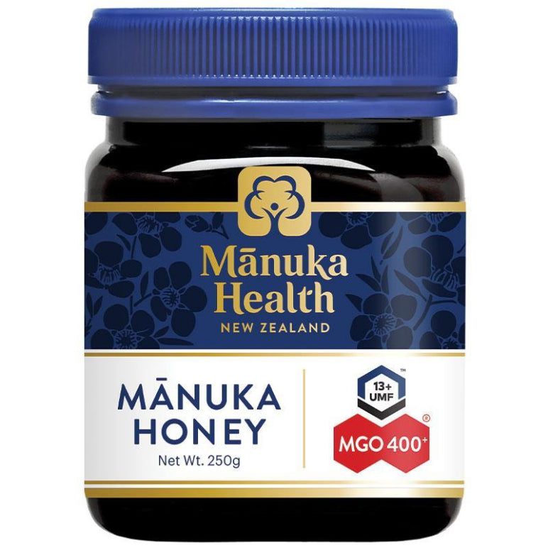 Manuka Health MGO 400+ Manuka Honey 250g front image on Livehealthy HK imported from Australia