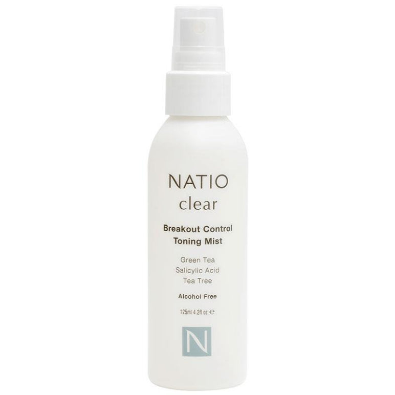 Natio Clear Breakout Control Toning Mist 125ml front image on Livehealthy HK imported from Australia