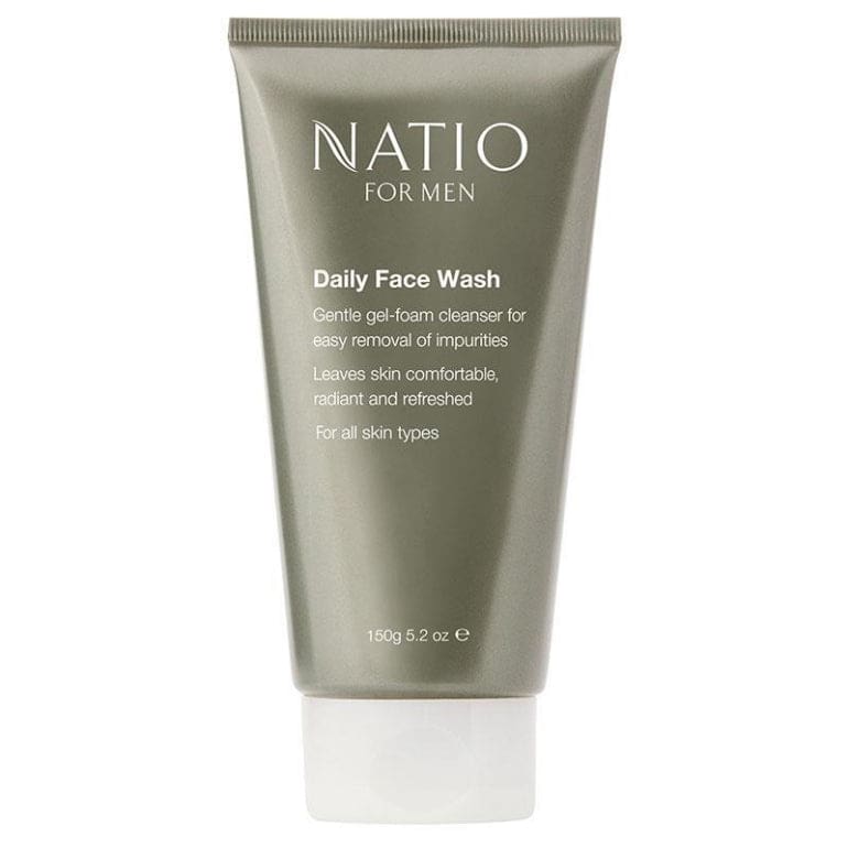 Natio Men's Daily Face Wash 150g front image on Livehealthy HK imported from Australia