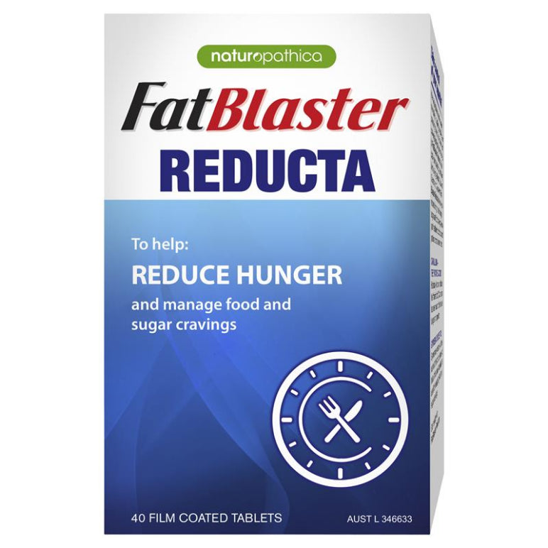Naturopathica Fatblaster Reducta 40 Tablets front image on Livehealthy HK imported from Australia
