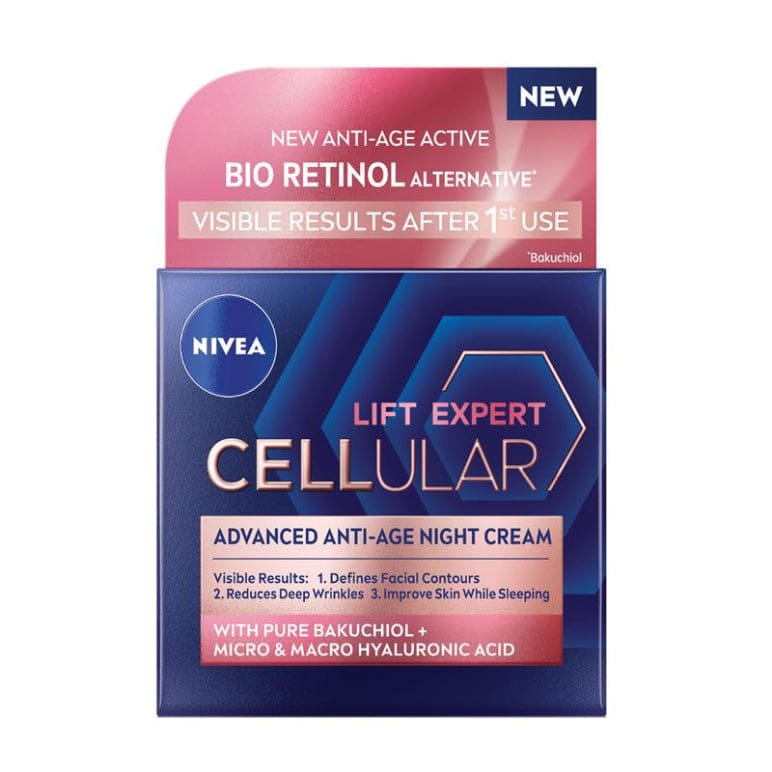 Nivea Cellular Lift Expert Night Cream 50ml front image on Livehealthy HK imported from Australia