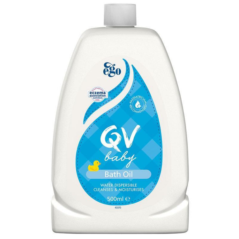 QV Baby Bath Oil 500Ml Shower & Bath Oil front image on Livehealthy HK imported from Australia