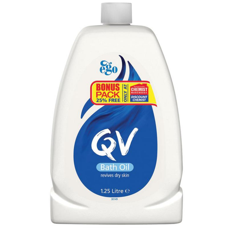 QV Bath Oil 1.25L Shower & Bath Oil front image on Livehealthy HK imported from Australia