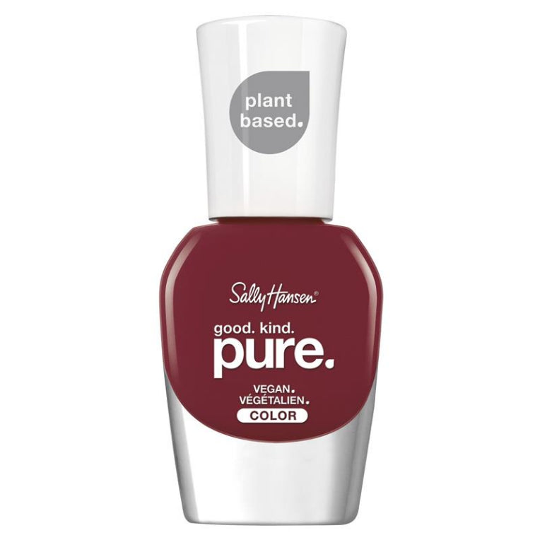 Sally Hansen Good Kind Pure Nail Polish Cherry Amore 10ml front image on Livehealthy HK imported from Australia