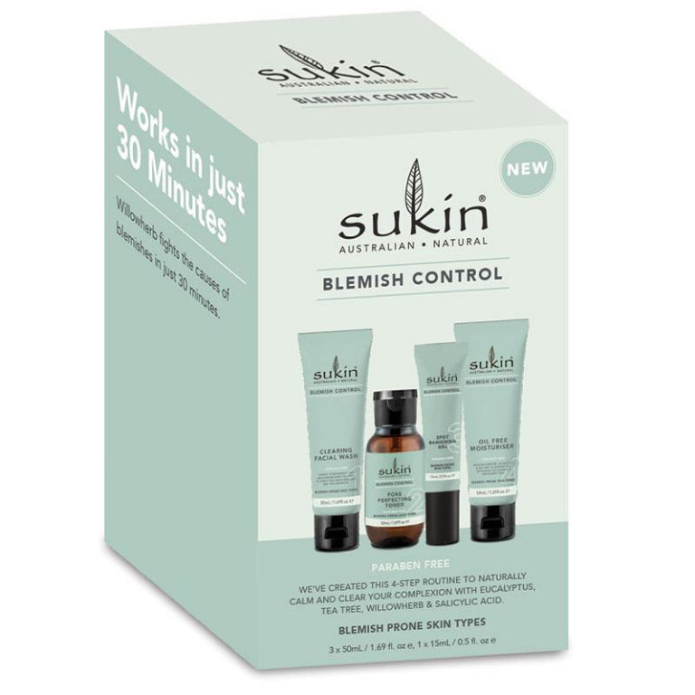Sukin Blemish Control Starter Kit front image on Livehealthy HK imported from Australia