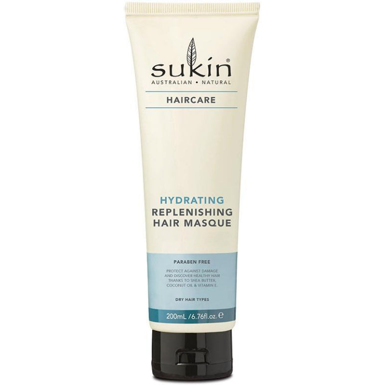 Sukin Hair Replenishing Hair Masque 200ml front image on Livehealthy HK imported from Australia