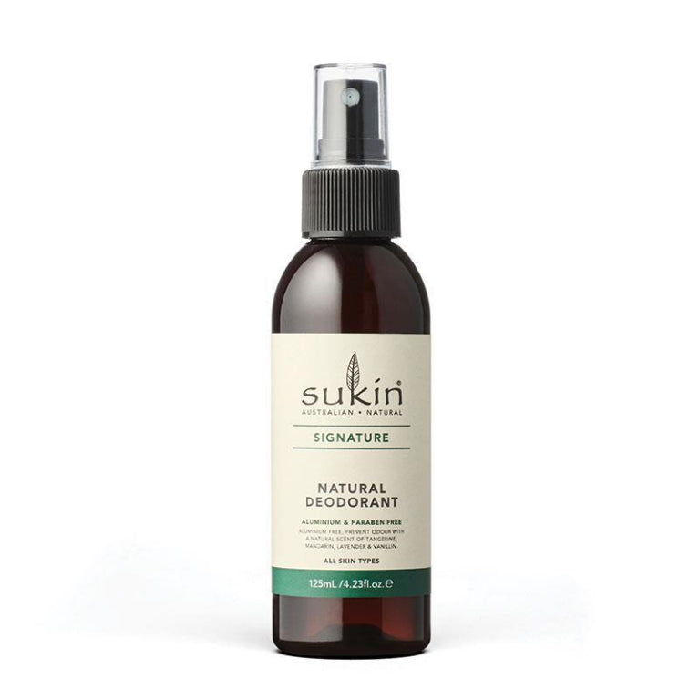 Sukin Natural Deodorant 125mL front image on Livehealthy HK imported from Australia