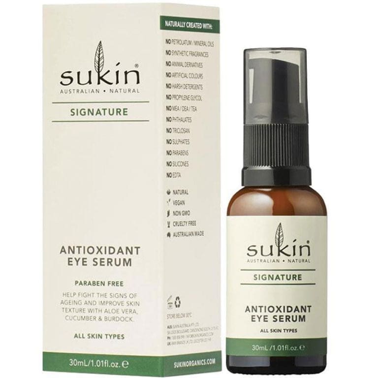 Sukin Signature Antioxidant Eye Serum 30ml front image on Livehealthy HK imported from Australia