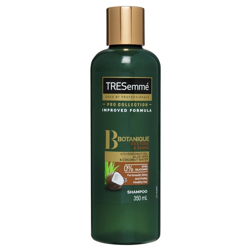 Tresemme Botanique Restore & Shine Shampoo 350ml front image on Livehealthy HK imported from Australia