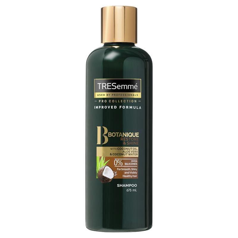 Tresemme Botanique Restore & Shine Shampoo 675ml front image on Livehealthy HK imported from Australia