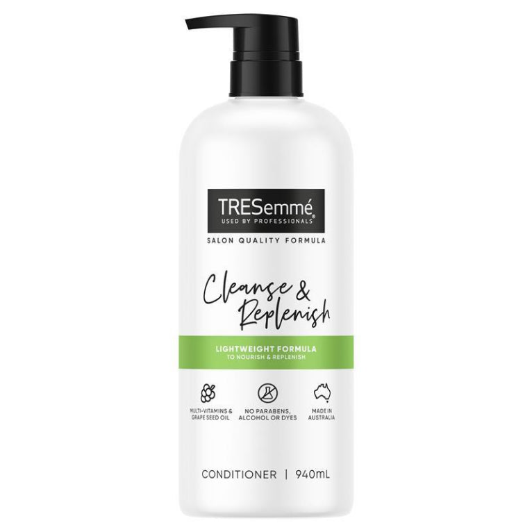 Tresemme Conditioner Cleanse Replenish 940ml front image on Livehealthy HK imported from Australia